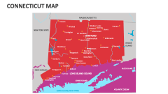 Connecticut Map - Slide 1