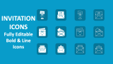 Invitation Icons - Slide 1