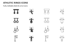 Athletic Rings Icons - Slide 2