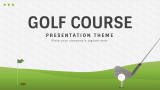 Golf Course Presentation Theme - Slide 1
