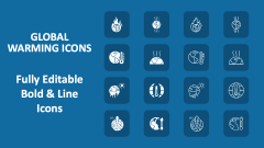 Global Warming Icons - Slide 1