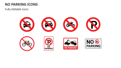 No Parking Icons - Slide 1