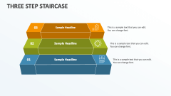 Three Step Staircase - Slide 1