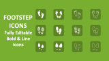 Footstep Icons - Slide 1
