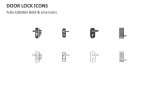 Door Lock Icons - Slide 2