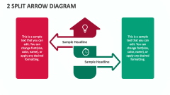 2 Split Arrow Diagram - Slide 1