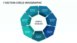 7 Section Circle infographic - Slide 1