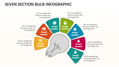 Seven Section Bulb Infographic - Slide 1