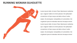 Running Woman Silhouette - Slide 2