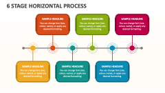 6 Stage Horizontal Process - Slide 1