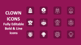 Clown Icons - Slide 1