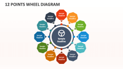 12 Points Wheel Diagram - Slide 1