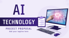 AI Technology Project Proposal - Slide 1