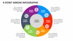 6 Point Arrow Infographic - Slide 1