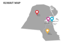 Kuwait map - Slide 3