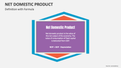 Definition with Formula Net Domestic Product - Slide 1