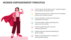 Women Empowerment Principles - Slide 1