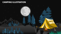 Camping Illustration - Slide 1