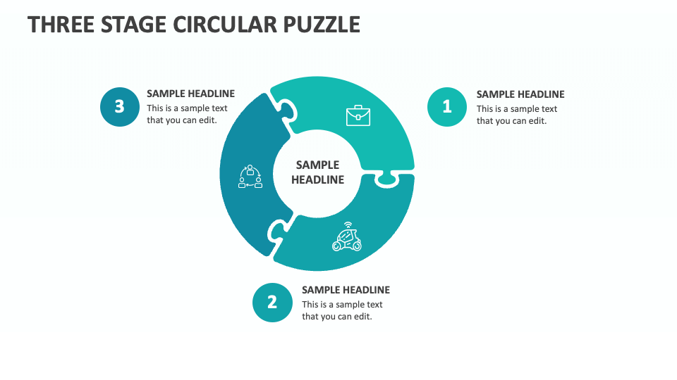 Three Stage Circular Puzzle - Slide 1