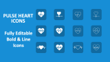Pulse Heart Icons - Slide 1