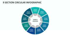 9 Section Circular Infographic - Slide 1