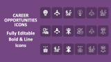 Career Opportunities Icons - Slide 1