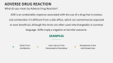 What do you mean by Adverse Drug Reaction? - Slide 2