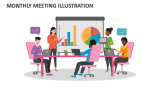 Monthly Meeting Illustration - Slide 2