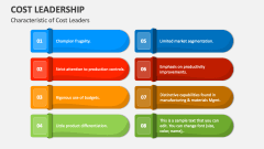Characteristic of Cost Leaders - Slide 1