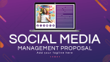 Social Media Management Proposal - Slide 1