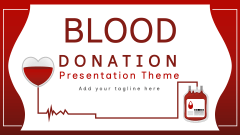 Blood Donation Presentation Theme - Slide 1