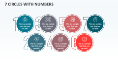 7 Circles with Numbers - Slide 1