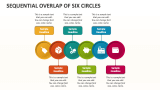 Sequential Overlap of Six Circles - Slide 1