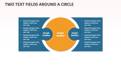 Two Text Fields Around a Circle - Slide 1