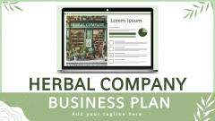 Herbal Company Business Plan - Slide 1