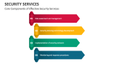 Core Components of Effective Security Services - Slide 5