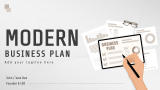 Modern Business Plan - Slide 1