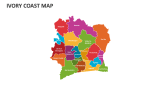 Ivory Coast map - Slide 2