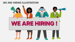 We Are Hiring Illustration - Slide 1