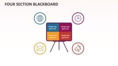 Four Section Blackboard - Slide 1