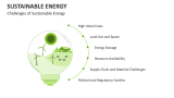 Challenges of Sustainable Energy - Slide 9