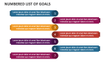 Numbered List of Goals - Slide 5