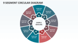 9 Segment Circular Diagram - Slide 1