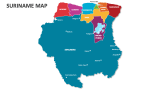 Suriname Map - Slide 1