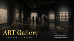 Art Gallery Presentation - Slide 1