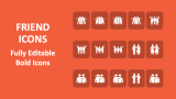Friend Icons for Google Slides and PowerPoint