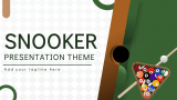 Snooker Presentation Theme - Slide 1