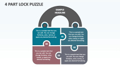 4 Part Lock Puzzle - Slide 1