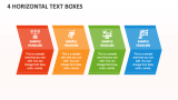 4 Horizontal Text Boxes - Slide 1