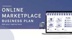 Online Marketplace Business Plan Presentation - Slide 1
